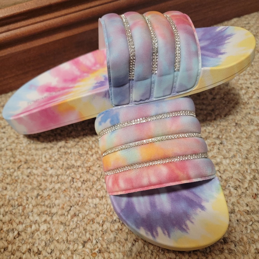 Tie dye slides